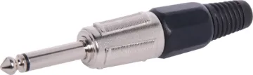 6.35mm Heavy Duty Mono Metal Jack Plug 6.35mm Pro Mono Plug