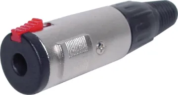 6.35mm Heavy Duty Line Stereo Metal Jack Plug 6.35mm Pro Stereo Socket