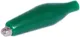 65mm Green Crocodile Clip Large 65mm long. Cable entry 3 mm