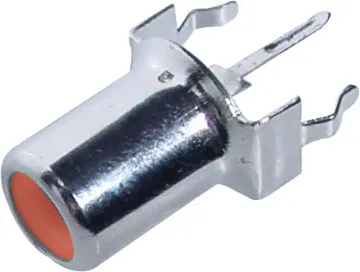 Red PCB Mount Vertical RCA Socket PCB vertical mount RCA socket.