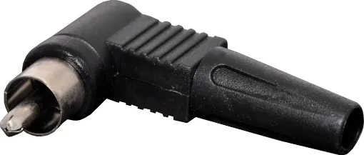 90 angled plugs for confined spaces eg: behind hi-fi equipment in a cabinet.
Maximum cable entry size 5m.  Black