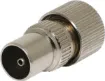 Metal 75 ohm PAL plug to suit RG6 size coaxial cable. Screw together design for easy connection. 

