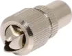 Metal 75 ohm PAL plug to suit RG6 size coaxial cable. Screw together design for easy connection. 
