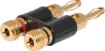 Gold plated Dual banana plug for speaker connections. With screw connection for wire termination.
3A @ 125V AC.