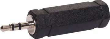 3.5mm Stereo Plug to 6.35mm Stereo Socket Adapter 3.5mm Stereo Plug to 6.35mm Stereo Socket Adapter.