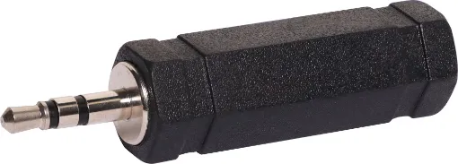 3.5mm Stereo Plug to 6.35mm Stereo Socket Adapter.