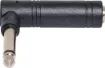 Right Angle 6.35mm Mono Plug to 6.35mm Socket Adapter