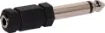 6.35mm Mono Plug To 3.5mm Mono Socket Adapter.