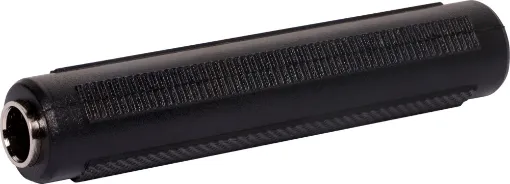 6.35mm Socket to 6.35mm Socket Adapter. Stereo TRS.