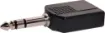 Stereo Plug to 2 x Stereo Socket.