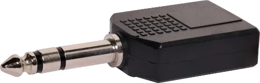 Stereo Plug to 2 x Stereo Socket.