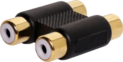 2 x RCA Socket to 2 x RCA Socket.