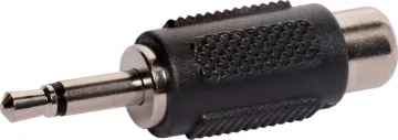 3.5mm Mono Plug to RCA Female Adapter 3.5mm Mono Plug to RCA Female Adapter.