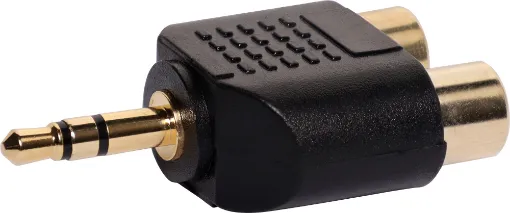 Stereo Plug. Ideal for plugging your PC or laptop audio/headphone output into your home stereo, mixer etc.
Just add an RCA lead.