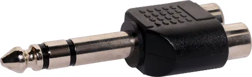 Stereo Plug.

Will save the day when you run out of TRS insert leads and all you have are RCA leads.