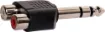Stereo Plug.

Will save the day when you run out of TRS insert leads and all you have are RCA leads.