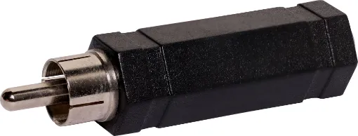 RCA Male to 6.35mm Stereo Socket Adapter.