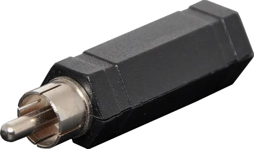 RCA Male to 6.35mm Mono Socket Adapter.