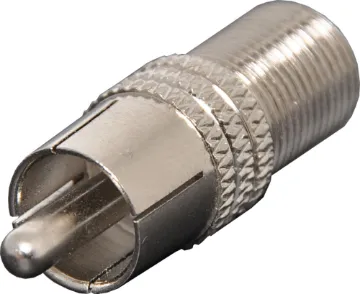 RCA Male to F Connector Female Adapter RCA Male to F Connector Female Adapter