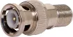 Male Bayonet Neill Concelman/ British Naval Connector (BNC) to Female F-Connector in adaptor format.