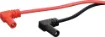 The 2 in 1 design is fitted with spike probes which can then be adapted by screwing on the supplied croc clips to the end. Shrouded banana plugs and soft rubber construction for long service life. 