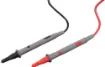 Shrouded banana plugs and soft rubber construction. Cat 3 1KV 10A approved. Strain relief at both ends for long service life. Test pins have a unique banana plug end allowing them to be plugged into test equipment easily.