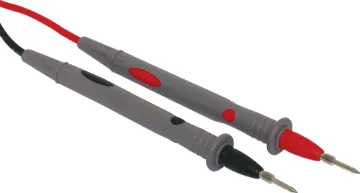 Multimeter Test Probes 1000V 10A Superb construction for long life. Soft silicon rubber sheath & handles. Cat 2 1KV 10A approved.