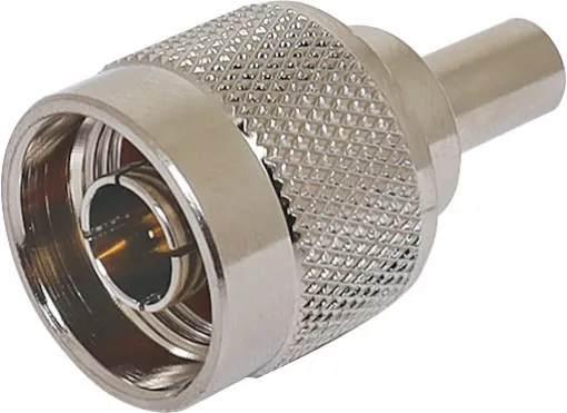 Crimp Plug to suit RG58 coax.
As used in RF 2-way radio communications equipment.
