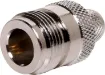 Crimp on female line plug to suit RG213 coax. As used in RF 2-way radio communications equipment.