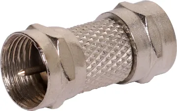 Male To Male F Type Connector Joiner Male to Male F type connector joiner. Ideally used as gender changer.