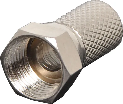 Twist on design for easy cable termination. Suits RG6 cable.