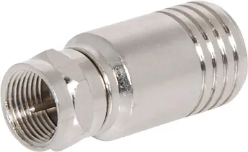 Crimp On RG11 Line Plug F Type Male Plug RG11