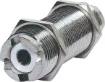 Female-Female, Panel Mount. Mounting Hole 15.5mm. SO239