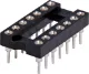 14 Pin (0.3") DIL Machined Pin IC Socket Contact Resistance: 30M Ohms Max @ DC 100mA
Insulation Resistance: 1000M Ohms Min @ DC 250V
Current Rating: 1 Amp
Dielectric Voltage: AC 500V for 1 Minute
Operating Temp: -55° to 105° C
Gold Plated Beryllium Copper Contacts