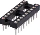 18 Pin (0.3") DIL Machined Pin IC Socket Contact Resistance: 30M Ohms Max @ DC 100mA
Insulation Resistance: 1000M Ohms Min @ DC 250V
Current Rating: 1 Amp
Dielectric Voltage: AC 500V for 1 Minute
Operating Temp: -55° to 105° C
Gold Plated Beryllium Copper Contacts