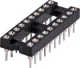 20 Pin (0.3") DIL Machined Pin IC Socket Contact Resistance: 30M Ohms Max @ DC 100mA
Insulation Resistance: 1000M Ohms Min @ DC 250V
Current Rating: 1 Amp
Dielectric Voltage: AC 500V for 1 Minute
Operating Temp: -55° to 105° C
Gold Plated Beryllium Copper Contacts