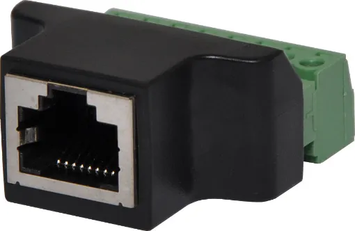 RJ45 Socket to Screw Terminals