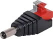 Two way spring terminal to 2.1mm Female DC plug.