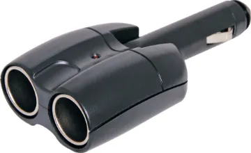 12VDC Car Accessory Socket Double Adapter 2 X Skt to Plug