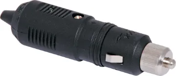12VDC Line Male Lockable Car Accessory Plug 5A 3AG internal fuse.­ When used with P 0649, P 0651 or P 0654 this line plug can be locked into the socket and provides a weather resistant seal.