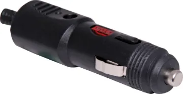 12VDC Fused LED Male Line Car Accessory Plug Fused at 10A 12VDC. Fitted with replaceable mini blade fuse and power LED.