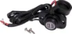 Includes pre terminated wiring harness for quick hook up. 2.1A max output.