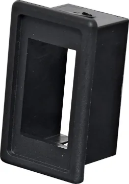 Single Switch Style Mounting Fascias Compatible with P 0690, P 0694 USB chargers and S 1020 marine rocker switch. Each modular section dove-tails together for as many as desired.