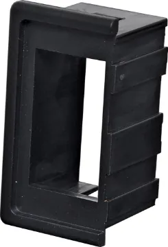 Modular Outer Switch Style Mounting Fascias Compatible with P 0690, P 0694 USB chargers and S 1020 marine rocker switch. Each modular section dove-tails together for as many as desired.