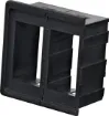 Compatible with P 0690, P 0694 USB chargers and S 1020 marine rocker switch. Each modular section dove-tails together for as many as desired. 