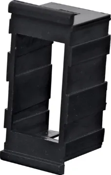 Modular Centre Switch Style Mounting Fascias Compatible with P 0690A, P 0691, P 0694, and S 1020. Each modular section dove-tails together for as many as desired.