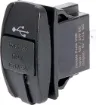 Connects directly to 12-24V with i6.8mm spade terminals. Fitted with rubber cap to prevent moisture and dust ingress. Designed to mount directly in a modern dashboard blanking panel.