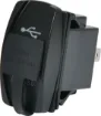 Connects directly to 12-24V with i6.8mm spade terminals. Fitted with rubber cap to prevent moisture and dust ingress. Designed to mount directly in a modern dashboard blanking panel.
