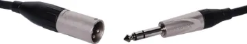6m 3 Pin Male XLR to 6.35mm Jack TRS Microphone Cable XLR Male. / 6.35mm 6m. Balanced TRS connection
Amphenol Connectors.