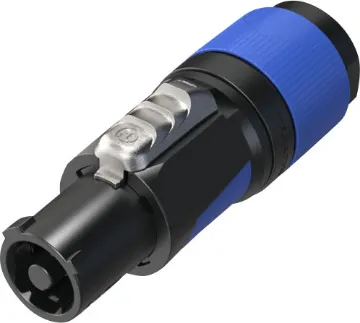 Powercon Line Socket 240V Mains 16A NAC3FXXA-W-S Extra heavy duty Neutrik Powercon connector as used in commercial lighting and audio applications. NAC3FXXA-W-S. SAA approved.
